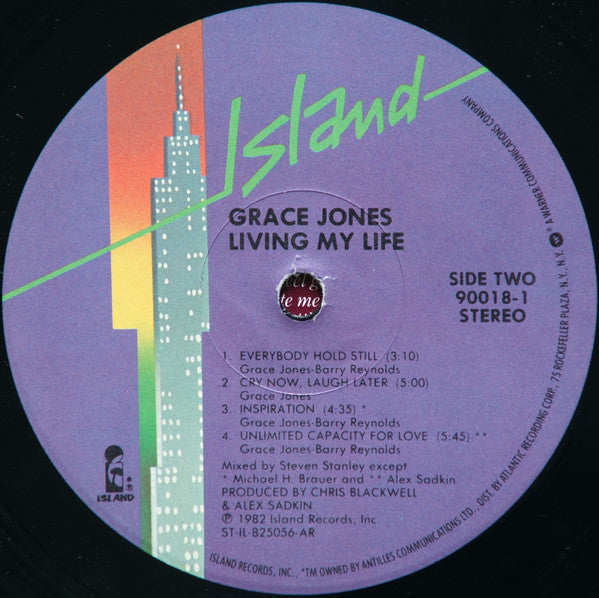 Grace Jones - Living My Life (LP, Album, All)