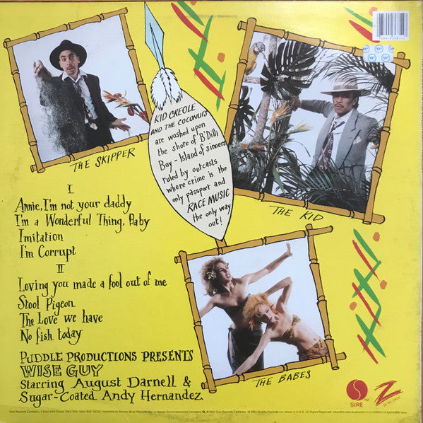 Kid Creole And The Coconuts - Wise Guy (LP, Album, Los)