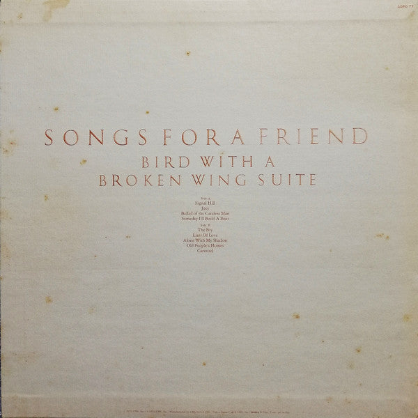 Jon Mark - Song For A Friend (LP, Album)