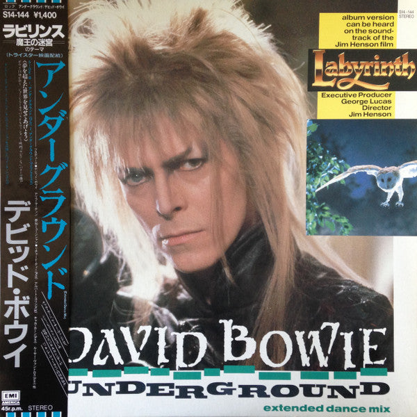 David Bowie - Underground (Extended Dance Mix) (12"", Single)