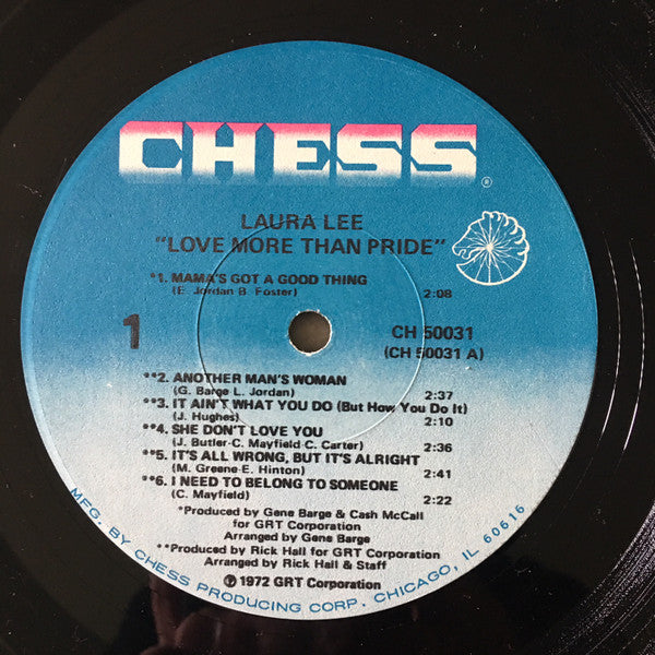 Laura Lee - Love More Than Pride (LP, Album)