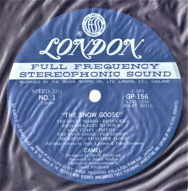 Camel - Music Inspired By The Snow Goose (LP, Album)