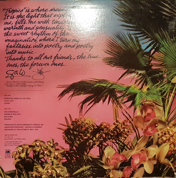 Gato Barbieri - Tropico (LP, Album)