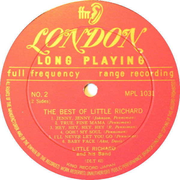 Little Richard - The Best Of Little Richard (10"", Comp, Mono)