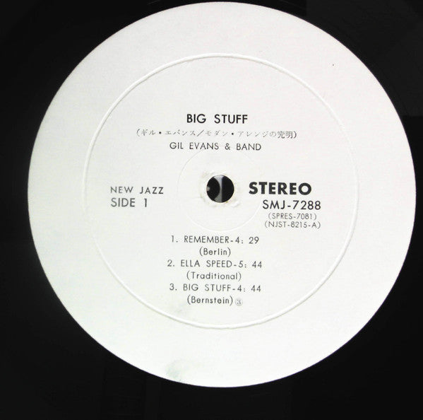Gil Evans - Big Stuff (LP, Album, Promo, RE)
