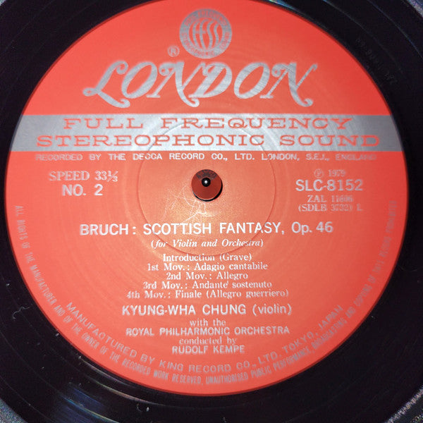 Max Bruch - Violin Concerto / Scottish Fantasia(LP, Album)