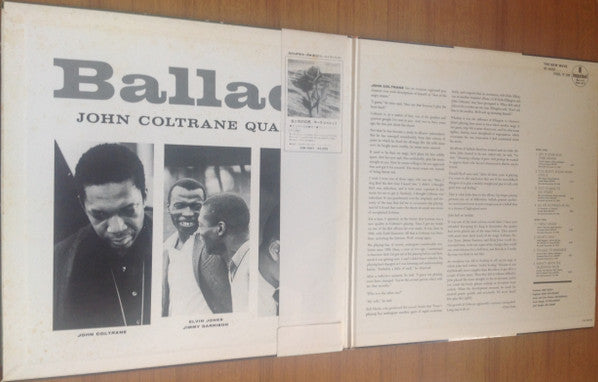 The John Coltrane Quartet - Ballads(LP, Album, RE, Gat)