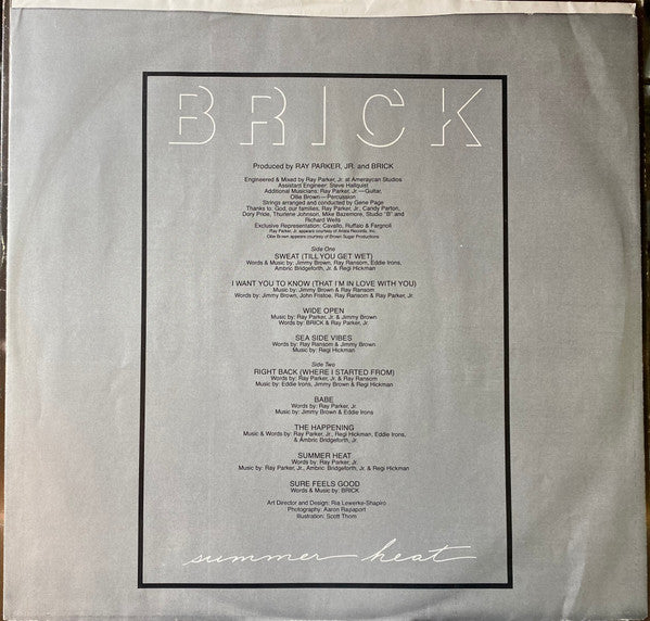 Brick - Summer Heat (LP, Album)