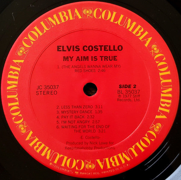 Elvis Costello - My Aim Is True (LP, Album, RE, Car)