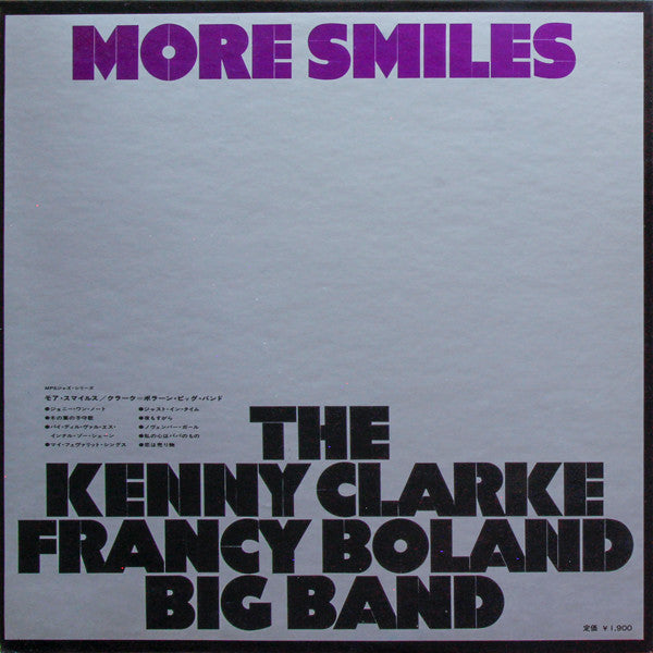 Clarke-Boland Big Band - More Smiles(LP, Album, Promo, Gat)
