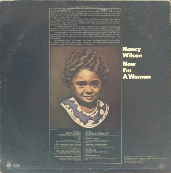Nancy Wilson - Now I'm A Woman (LP, Album, Win)