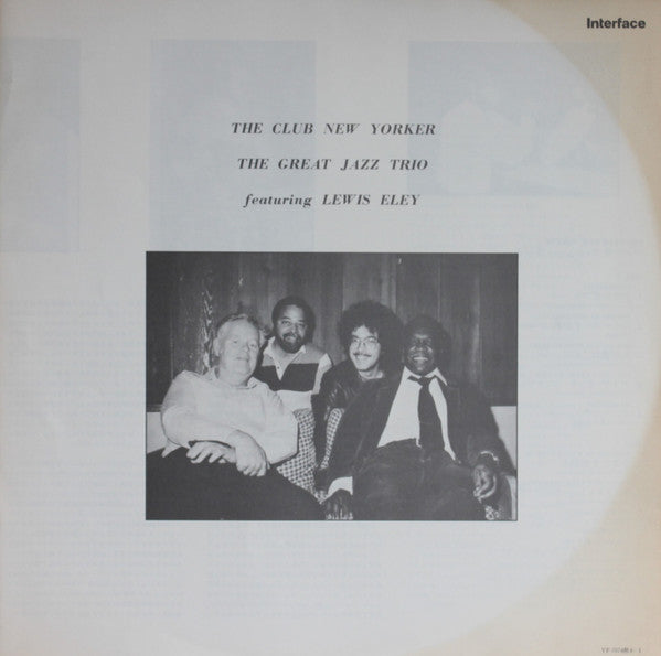 The Great Jazz Trio - The Club New Yorker(LP, Album, Promo)