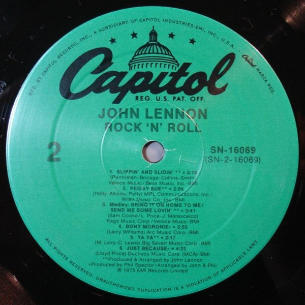 John Lennon - Rock 'N' Roll (LP, Album, RE, Gre)