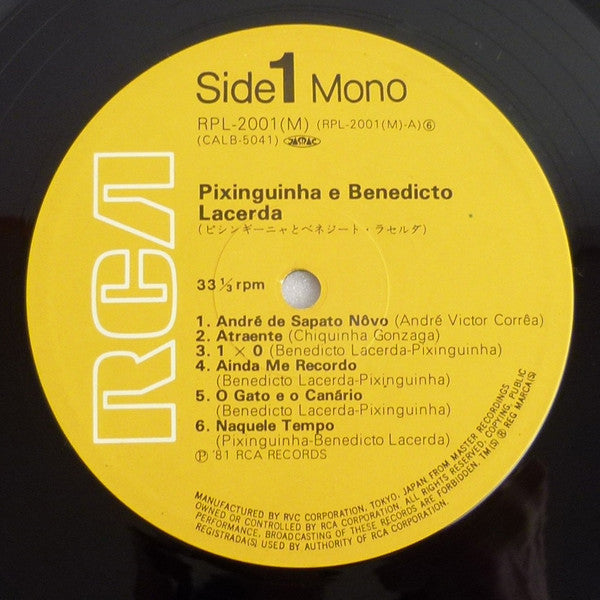 Pixinguinha - Pixinguinha E Benedicto Lacerda(LP, Comp, Mono)