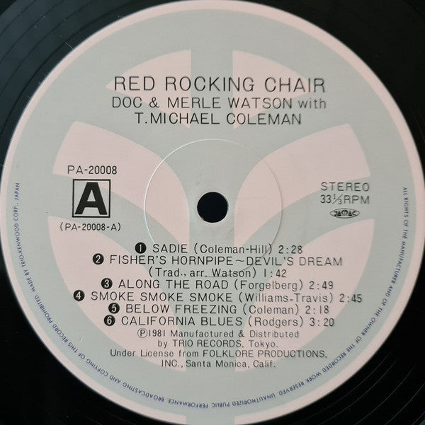 Doc & Merle Watson - Red Rocking Chair(LP, Album)