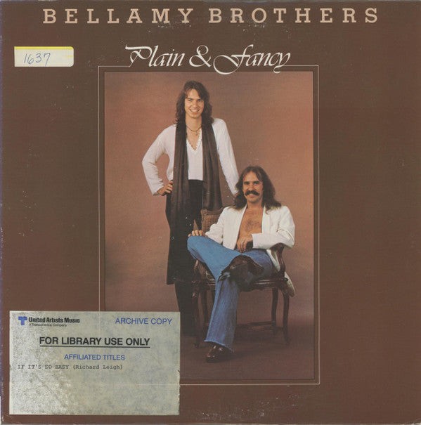 Bellamy Brothers - Plain & Fancy (LP, Album)