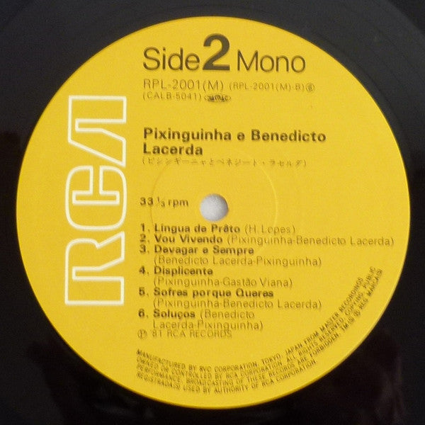 Pixinguinha - Pixinguinha E Benedicto Lacerda(LP, Comp, Mono)