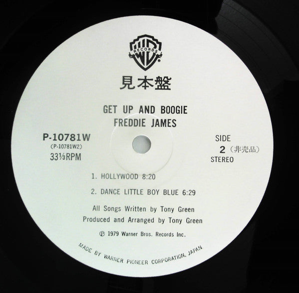 Freddie James - Get Up And Boogie (LP, Promo)