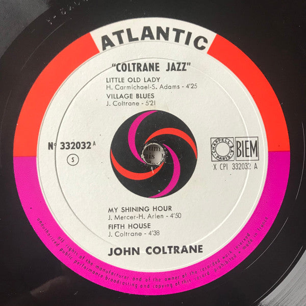 John Coltrane - Coltrane Jazz (LP, Album, Mono, Alt)