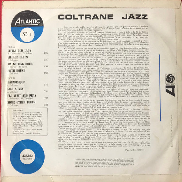 John Coltrane - Coltrane Jazz (LP, Album, Mono, Alt)
