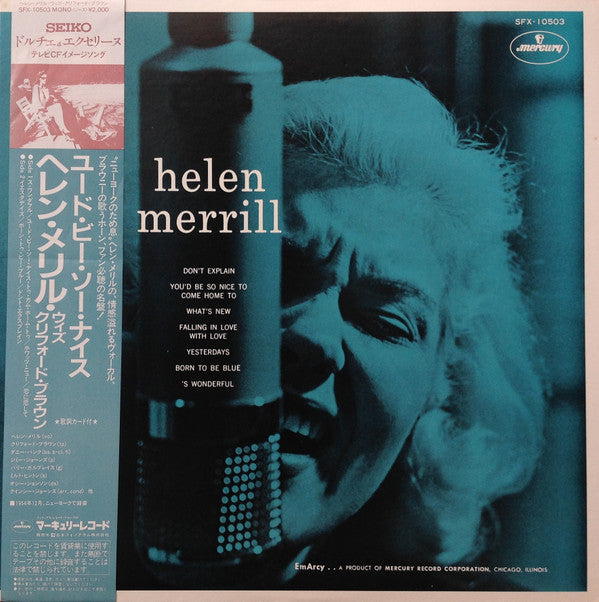 Helen Merrill - Helen Merrill = ユード・ビー・ソー・ナイス(LP, Album, Mono, RE)