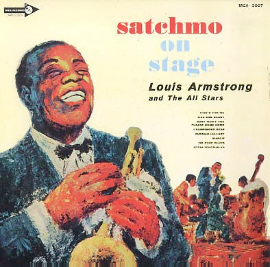 Louis Armstrong And His All-Stars - Satchmo On Stage(LP, Album, Mono)