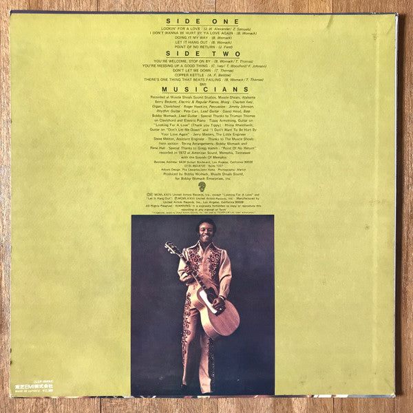 Bobby Womack - Lookin' For A Love Again (LP, Album)