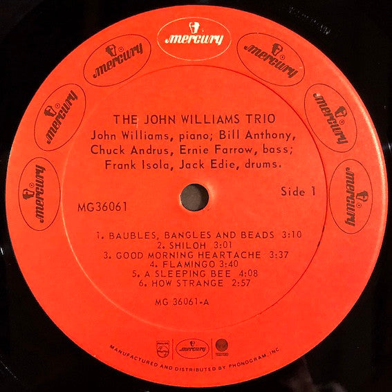 The John Williams Trio* - The John Williams Trio (LP, Album, RE)