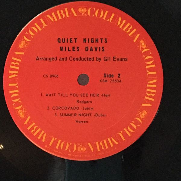 Miles Davis - Quiet Nights(LP, Album, RE)