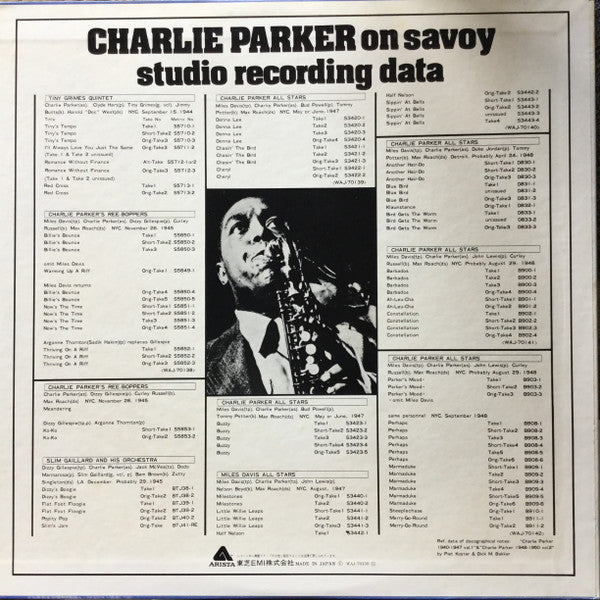 Charlie Parker - On Savoy Vol.2 (LP, Mono)