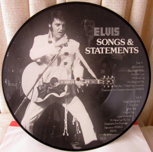 Elvis Presley - Songs & Statements (LP, Comp, Pic)