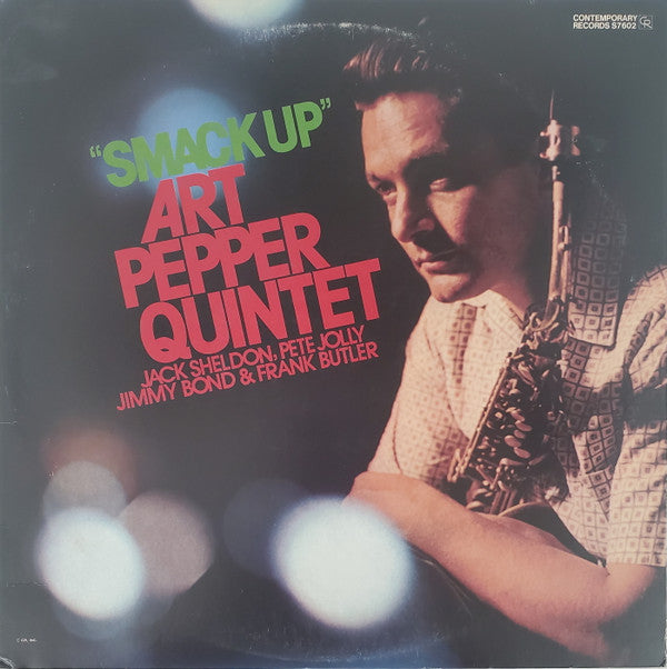 Art Pepper Quintet - Smack Up(LP, Album, RE)