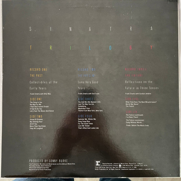 Frank Sinatra - Trilogy: Past, Present & Future (3xLP, Album, Los)