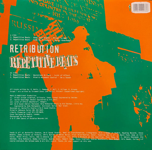 Retribution - Repetitive Beats Remix EP (12"", EP)