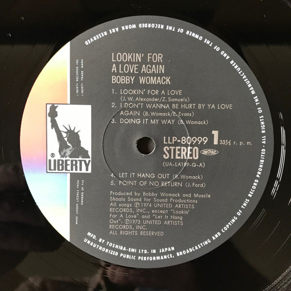 Bobby Womack - Lookin' For A Love Again (LP, Album)