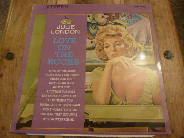 Julie London - Love On The Rocks (LP, Album, Red)