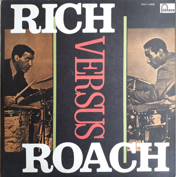 Buddy Rich And Max Roach - Rich Versus Roach (LP, Album, Ltd, RE)