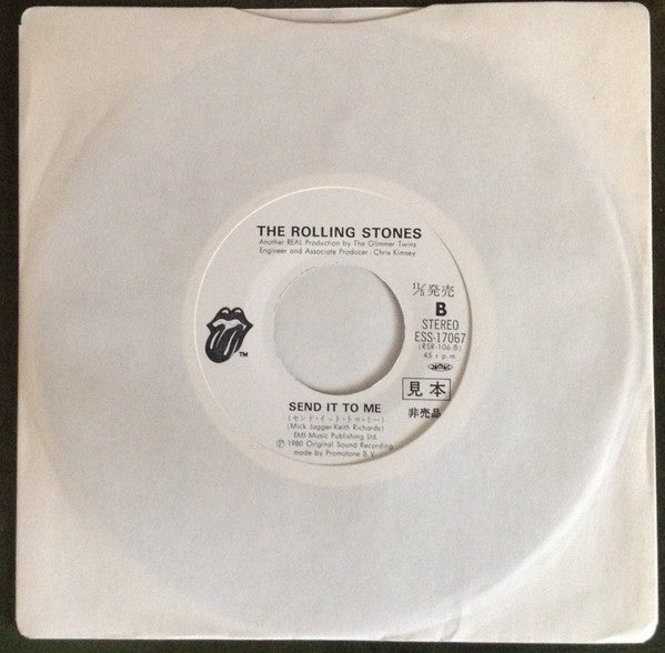 The Rolling Stones - She's So Cold (7"", Single, Promo)