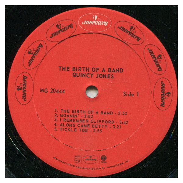 Quincy Jones - The Birth of the Band (LP, Mono, RE)