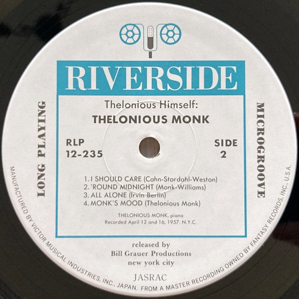 Thelonious Monk - Thelonious Himself (LP, Album, Mono, Ltd, RE)