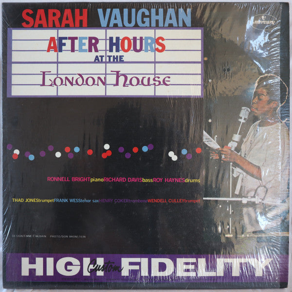 Sarah Vaughan - After Hours At The London House (LP, Album, Mono, RE)