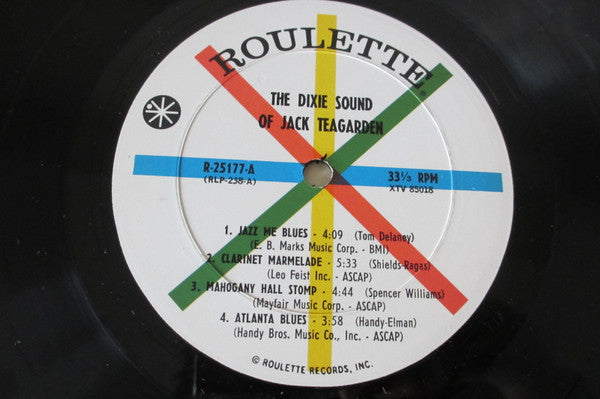 Jack Teagarden - The Dixie Sound Of Jack Teagarden (LP, Album, Mono)