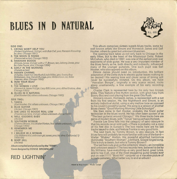 Various - Blues In D Natural (LP, Comp)