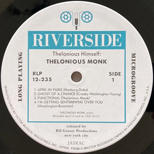 Thelonious Monk - Thelonious Himself (LP, Album, Mono, Ltd, RE)