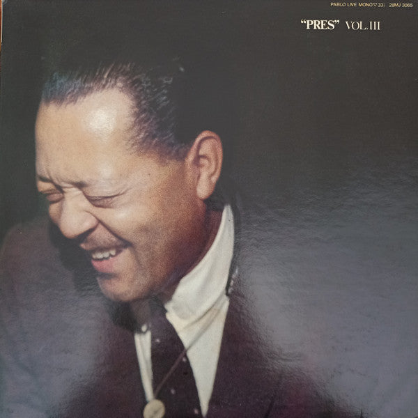 Lester Young - ""Pres"" Vol. III (LP, Album)