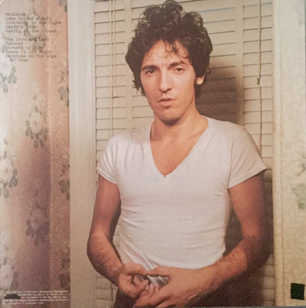 Bruce Springsteen - Darkness On The Edge Of Town (LP, Album, Hid)