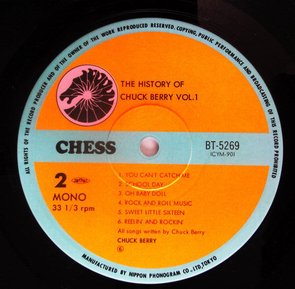 Chuck Berry - The History Of Chuck Berry Vol.1 (LP, Comp, Mono)