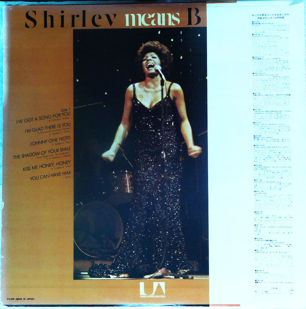 Shirley Bassey - Shirley Means Bassey (LP, Album, RE)