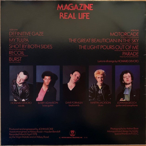 Magazine - Real Life (LP, Album, Promo)