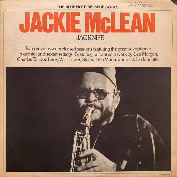 Jackie McLean - Jacknife (2xLP, Album, Gat)
